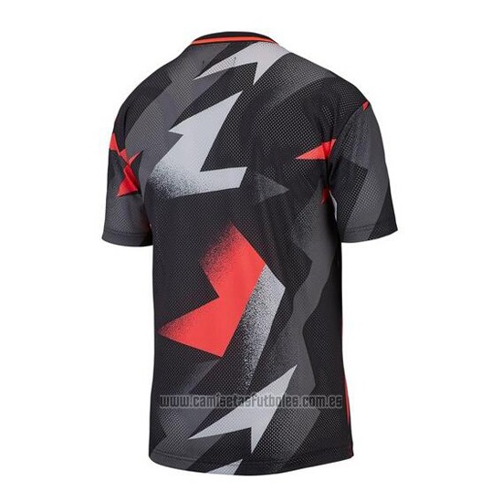 Camiseta de Entrenamiento Paris Saint-Germain Jordan BCFC Mesh 2019-2020 Gris Rojo